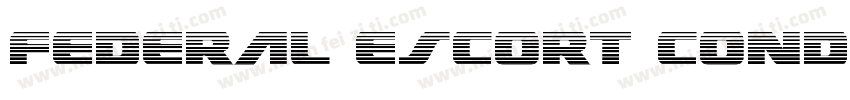 Federal Escort Conde字体转换